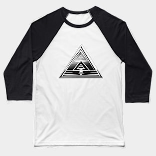 Pyramid Monochromatic Shadow Silhouette Anime Style Collection No. 471 Baseball T-Shirt